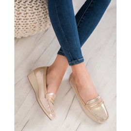 Comer Mocasines con estilo en la plataforma amarillo 2