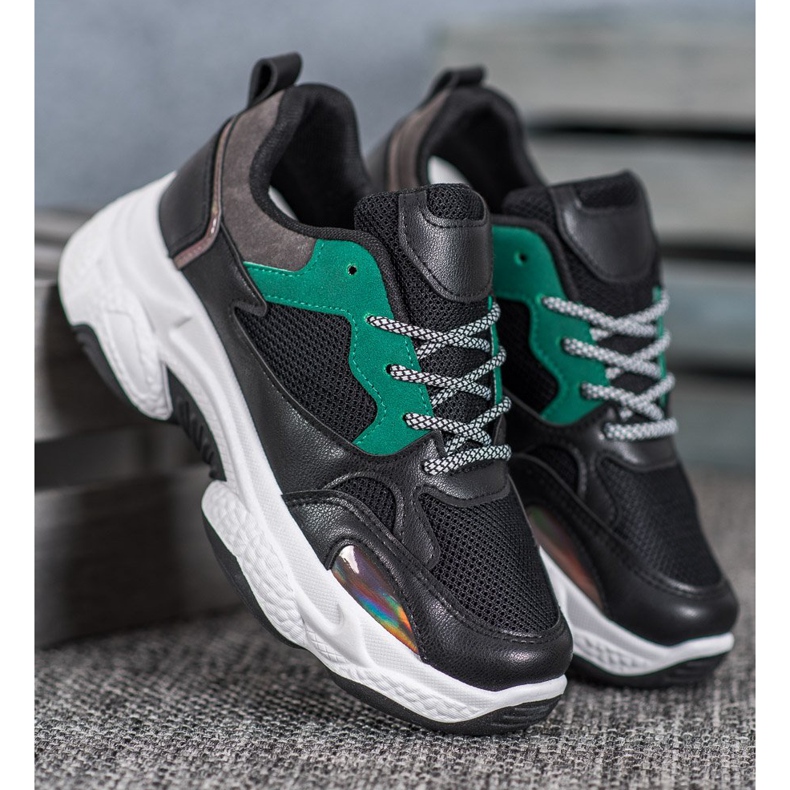 SHELOVET Zapatillas deportivas negras negro 1