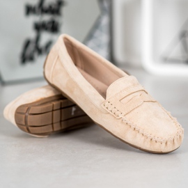 Seastar Mocasines beige clásicos 5
