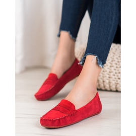 Seastar Mocasines rojos clásicos 4