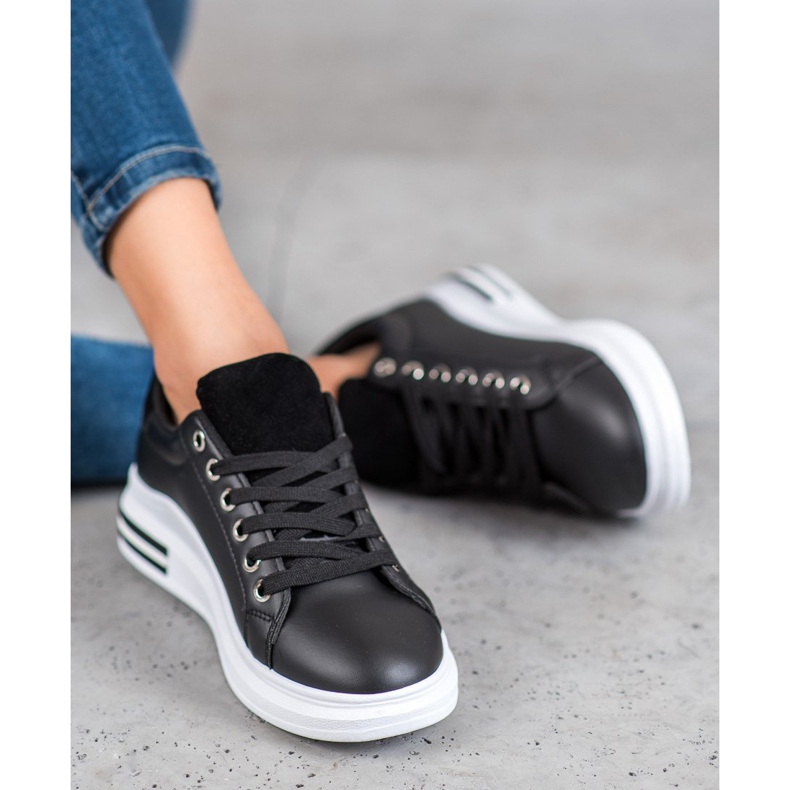 SHELOVET Calzado deportivo en la plataforma negro 1