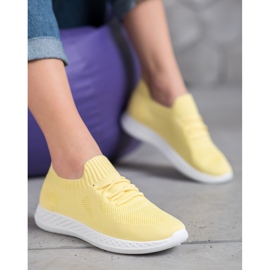 SHELOVET Calzado deportivo ligero amarillo 4
