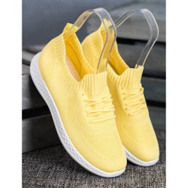 SHELOVET Calzado deportivo ligero amarillo 2