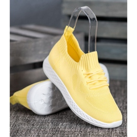 SHELOVET Calzado deportivo ligero amarillo 3