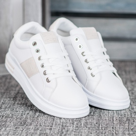 Weide Calzado deportivo con inserciones beige blanco 1