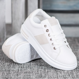 Weide Calzado deportivo con inserciones beige blanco 5