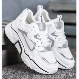 Weide Zapatillas de deporte de moda con malla blanco 2 Weide Zapatillas de deporte de moda con malla blanco 2