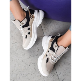 Weide Zapatillas de moda Love marrón negro multicolor 1