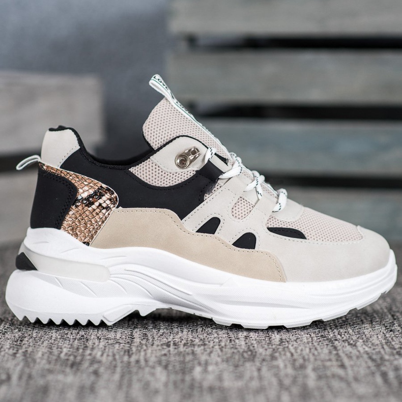 Weide Zapatillas de moda Love marrón negro multicolor 2