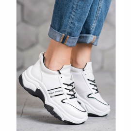 SHELOVET Zapatos deportivos blancos 3