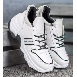 SHELOVET Zapatos deportivos blancos 5