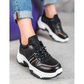 SHELOVET Zapatos deportivos negros 5
