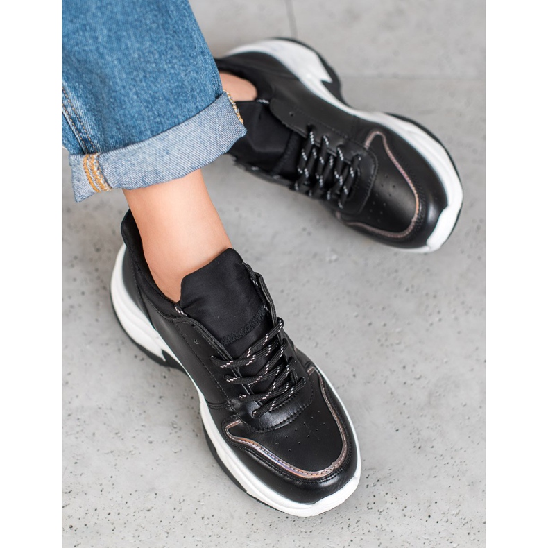 SHELOVET Zapatos deportivos negros 1