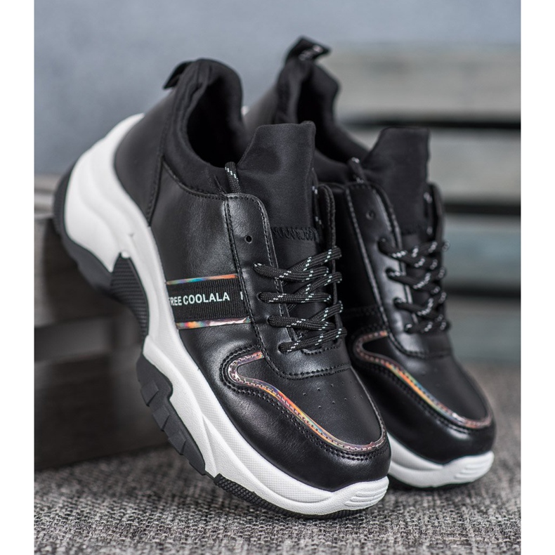 SHELOVET Zapatos deportivos negros 2