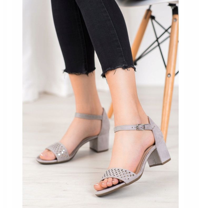 Filippo Sandalias elegantes con tacones altos gris 2 Filippo Sandalias elegantes con tacones altos gris 2