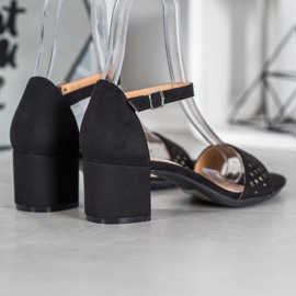 Filippo Sandalias elegantes con tacones altos negro 4