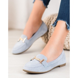 Bestelle Mocasines azules elegantes 4