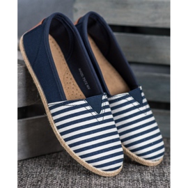 Slipons de rayas MCKEYLOR azul 3