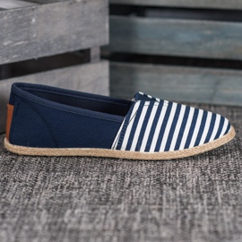 Slipons de rayas MCKEYLOR azul 5