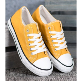 J. Star Zapatillas clásicas amarillas amarillo 3