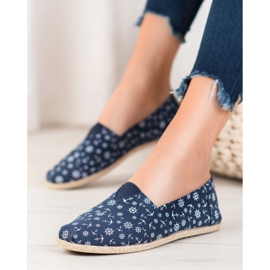 McKey Slipons con patrón marinero azul 4