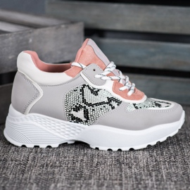 Elegantes zapatillas MCKEYLOR gris multicolor 4