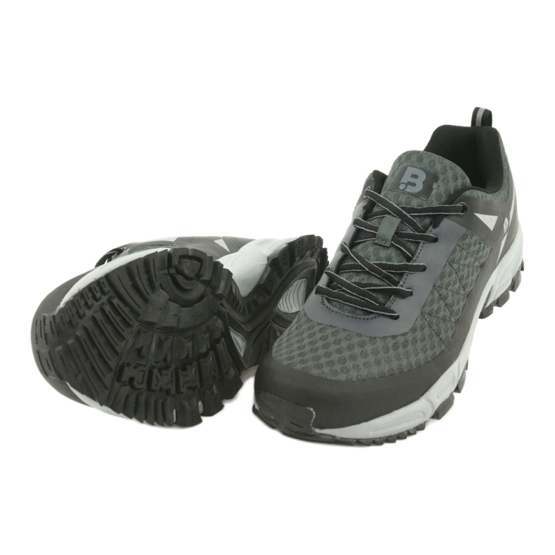 Calzado deportivo de trekking McBraun 20MN37-1760 negro gris 4