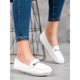 Fama Mocasines Con Circonita blanco 2