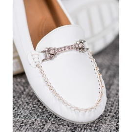 Fama Mocasines Con Circonita blanco 5