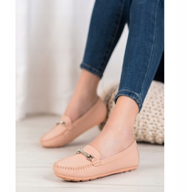 Fama Mocasines Con Circonita rosado 2