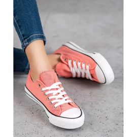 McKey Zapatillas de deporte textiles con estilo naranja 2