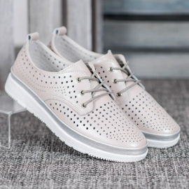 Filippo Botas de piel calada marrón gris 1 Filippo Botas de piel calada marrón gris 1