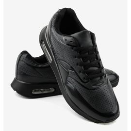 Zapatillas deportivas negras HY-1602 negro 4