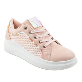 Zapatillas beige TL141-3 zapatillas rosado 1