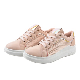 Zapatillas beige TL141-3 zapatillas rosado 2