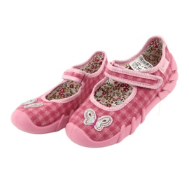 Calzado infantil befado 109P187 rosado gris 1