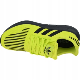 Zapatillas Adidas Swift Run EE6797 negro verde 2