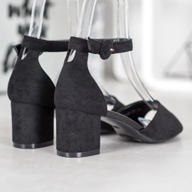 Sandalias Casual De Tacón Alto VINCEZA negro 4