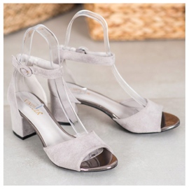 Sandalias casual VINCEZA gris 3