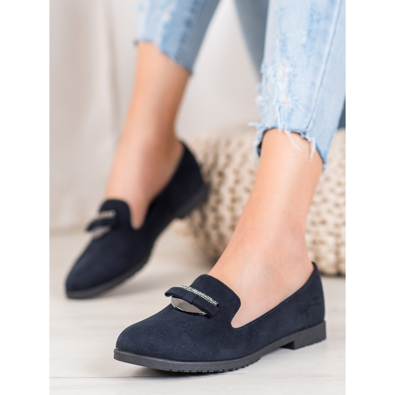 Miss Laura Señores con adorno azul marino azul 1