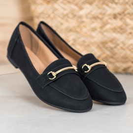 Nio Nio Mocasines elegantes con piel ecológica negro 3
