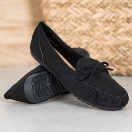 SHELOVET Mocasines casuales con lazo negro amarillo 4
