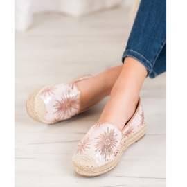 Best Shoes Alpargatas de lentejuelas rosado 4