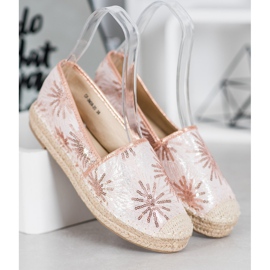 Best Shoes Alpargatas de lentejuelas rosado 2