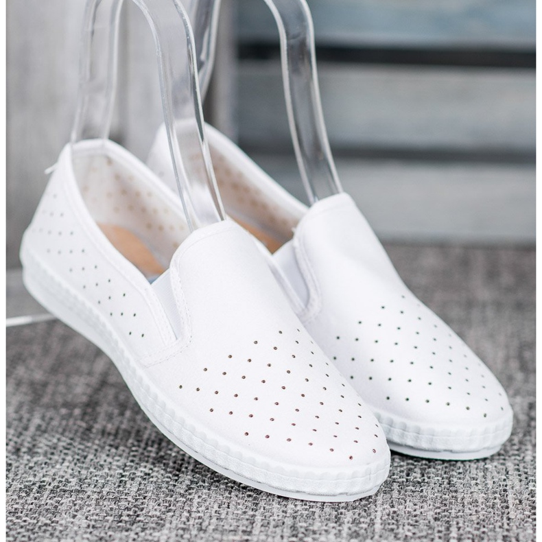 McKey Slipons casuales blancos 1