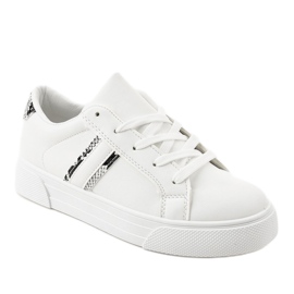 Zapatillas clásicas blancas con motivo animal CC-20 blanco 1