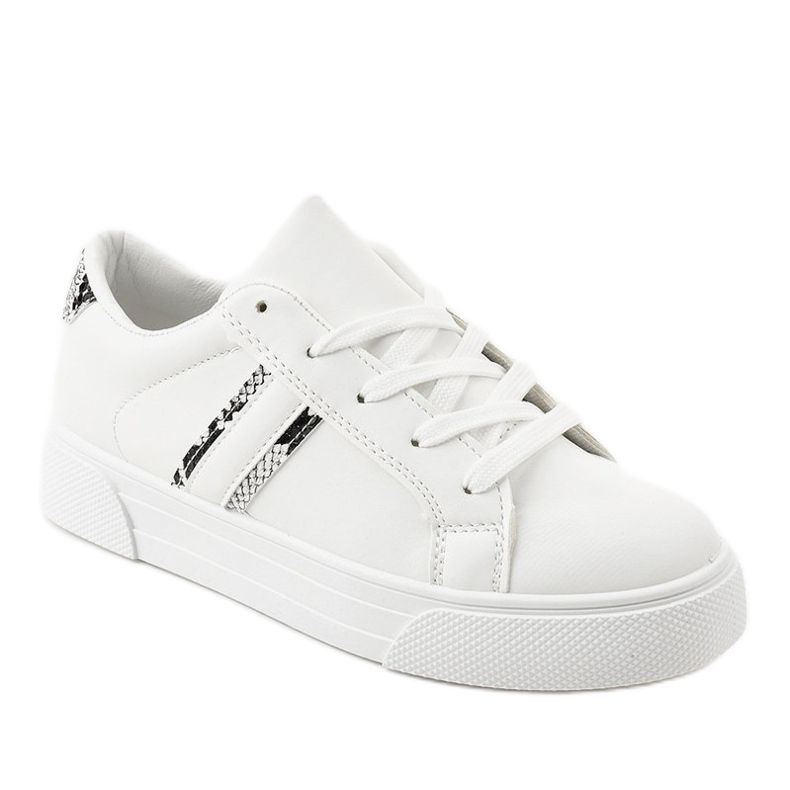 Zapatillas clásicas blancas con motivo animal CC-20 blanco 1