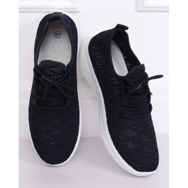 Zapatillas deportivas BB76 Navy azul marino amarillo 2