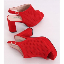 Tacones rojos calados 9R82 Rojo 2