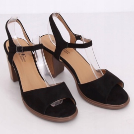 Sandalias de tacón negras 660-6 Black negro 1
